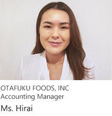 Otafuku Foods, Inc<br /> Accounting Manager<br /> 平井氏