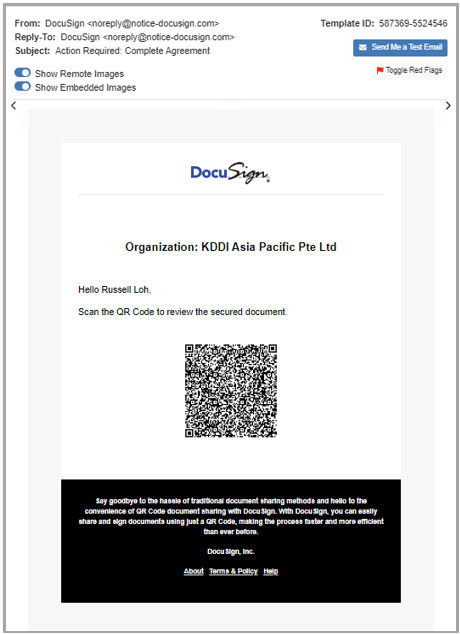 QR Code-Themed Phishing Emails
