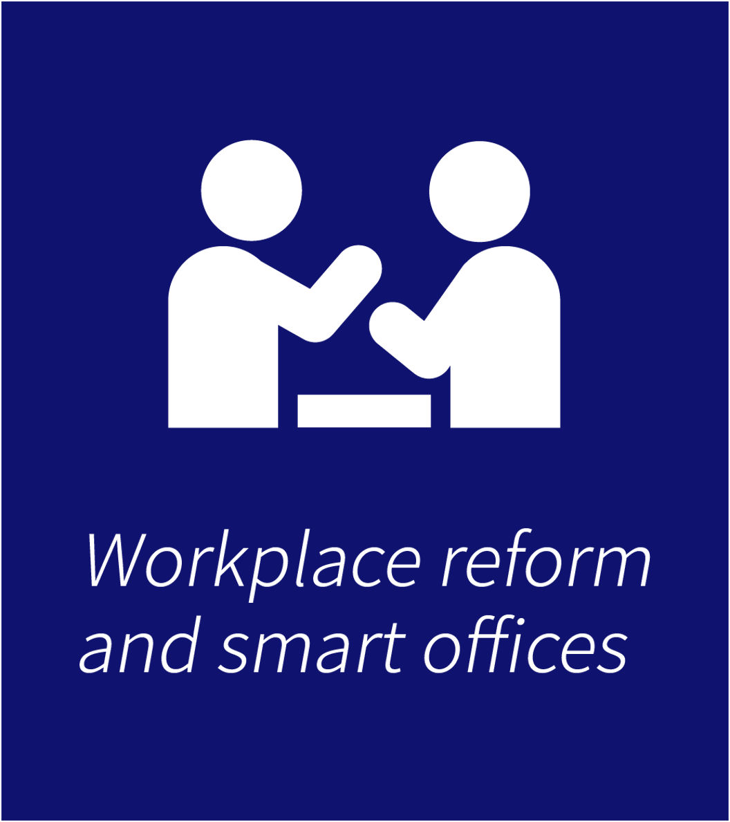 Workplace reform and smart offices