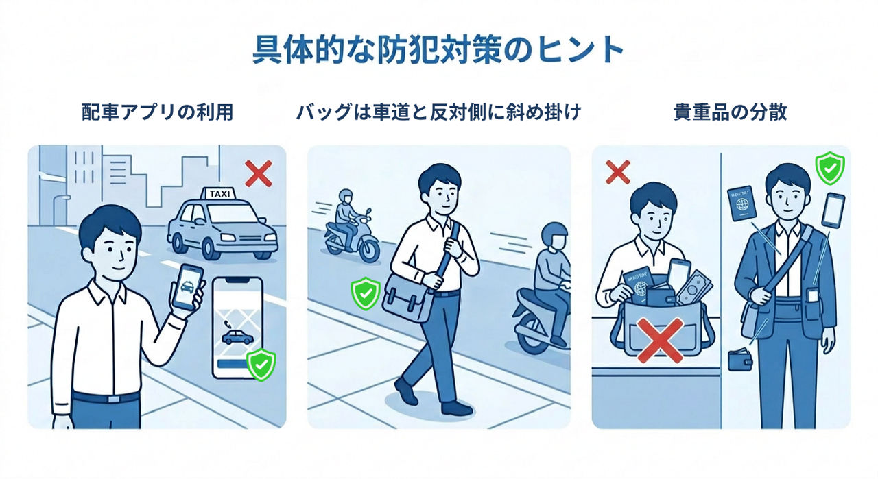 被害に遭わないための具体的な防犯対策