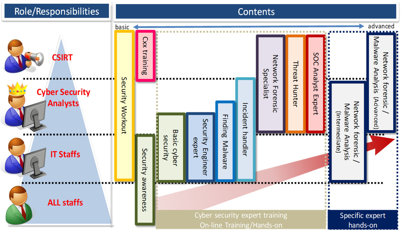 Cybersecurity Professional Training - Image diagram