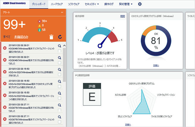 従来の管理作業工数を大幅削減